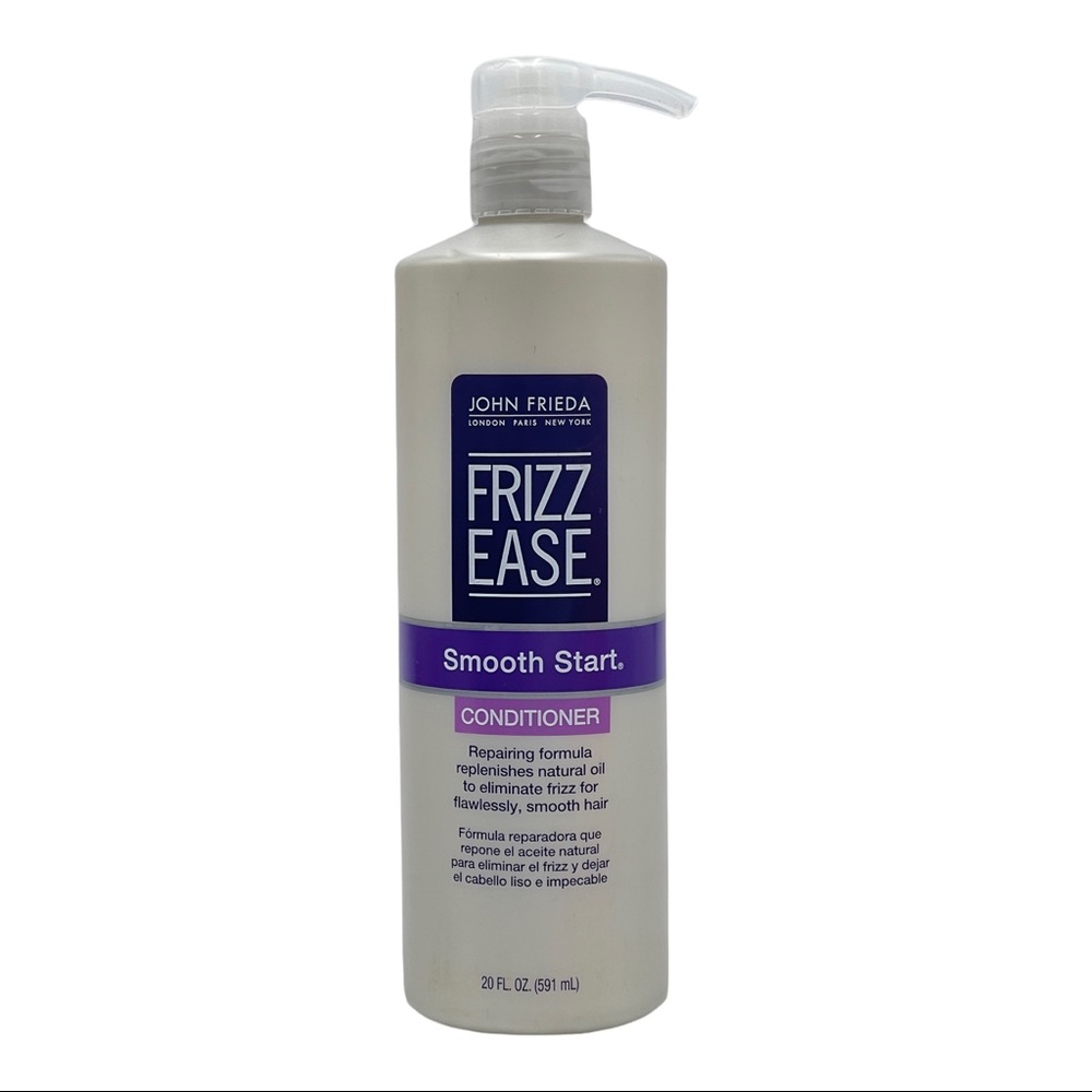 John Frieda Frizz Ease Smooth Start Repairing Conditioner 20 oz Silk Protein HTF